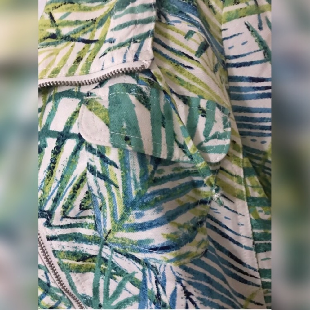 Ruby Rd. Front Zipper Tropical Jacket - image 5